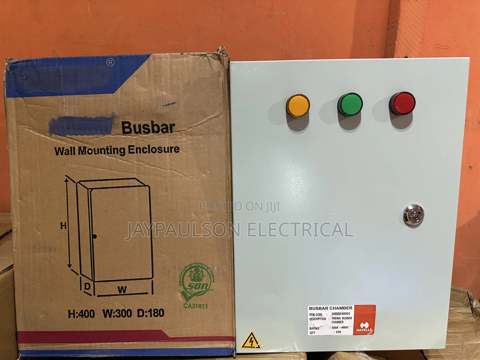 Wall Mounting Enclosure 400Amps
