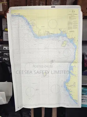 British Admiralty Nautical Chart 3118 Lagos to Gamba