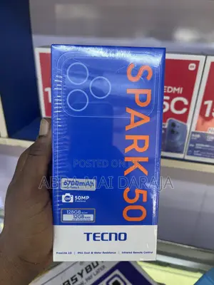 New Tecno Spark 50 128 GB Black