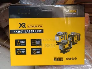 Dewalt 4D Laser Level 360° With Tripod and Remote Control