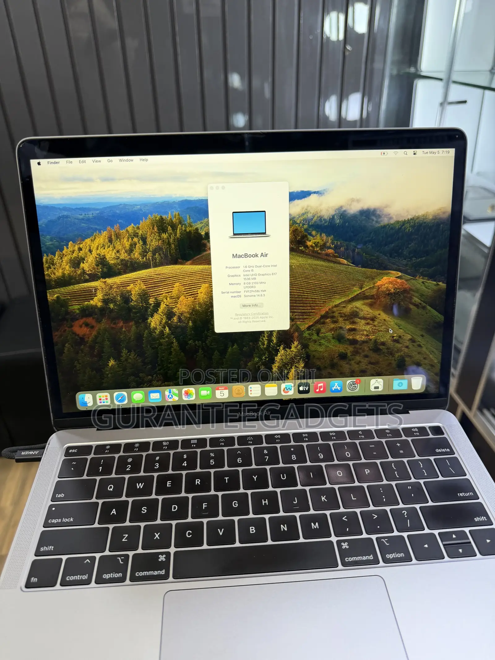 Laptop Apple MacBook Air 2018 8GB Intel Core i5 SSD 256GB