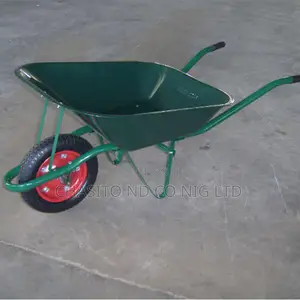 Construction Wheelbarrow 130kg Load Capacity Garden Tools Iron and Met