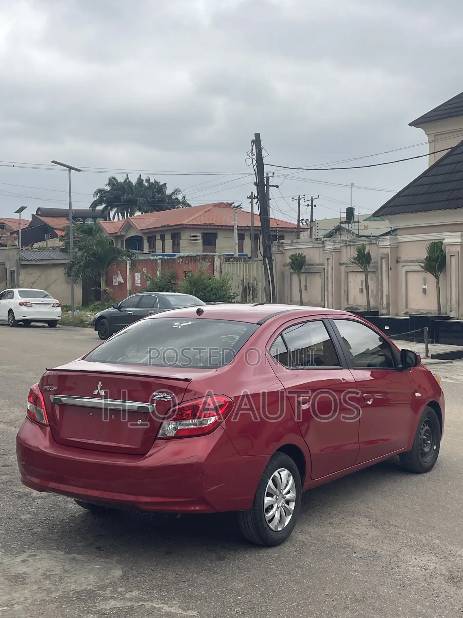Mitsubishi Mirage 2017 Red