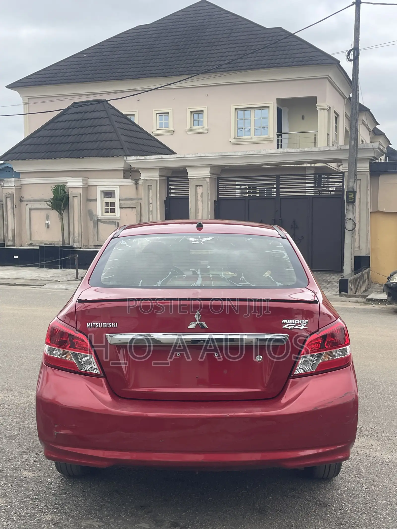 Mitsubishi Mirage 2017 Red
