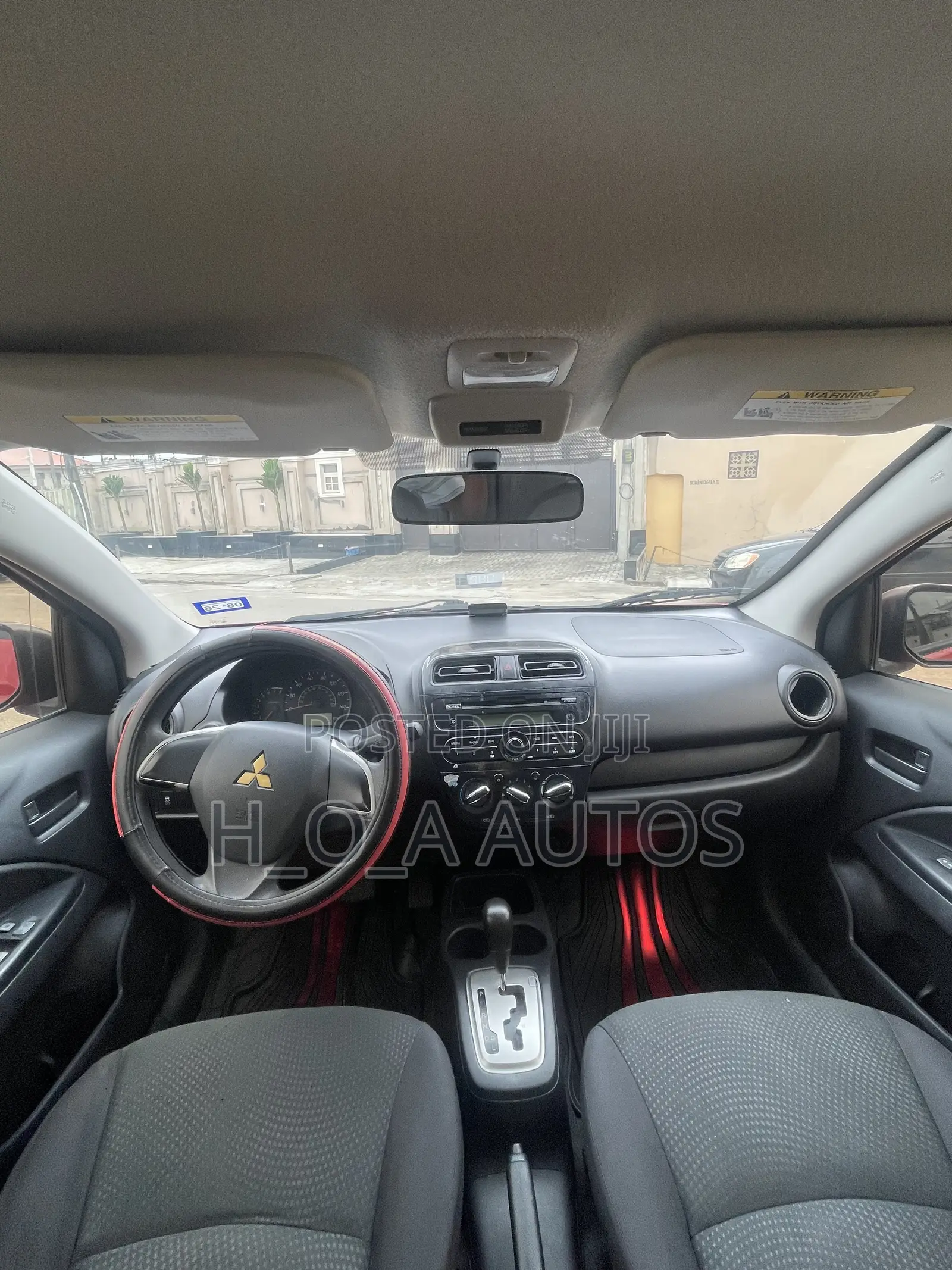 Mitsubishi Mirage 2017 Red