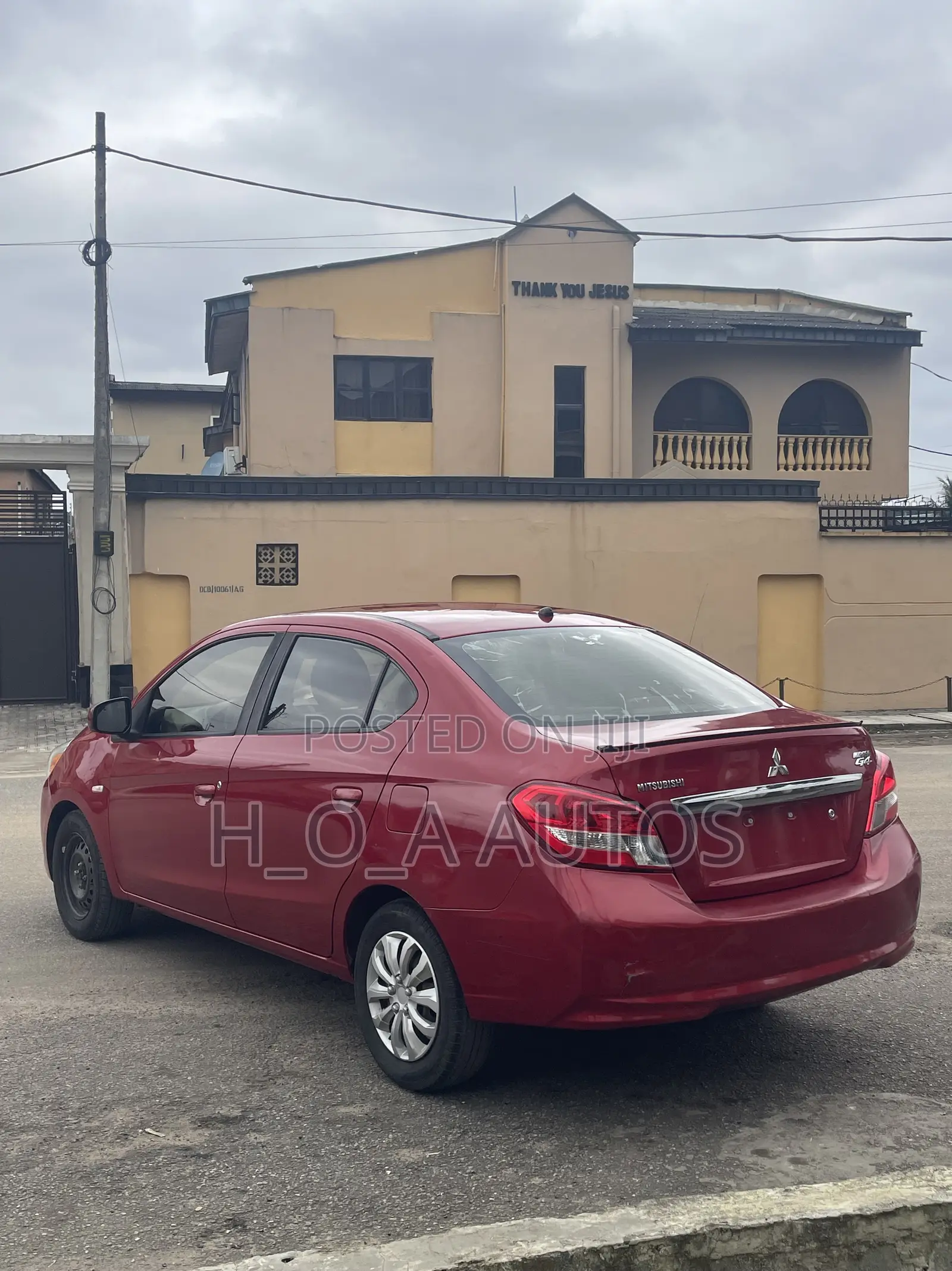 Mitsubishi Mirage 2017 Red