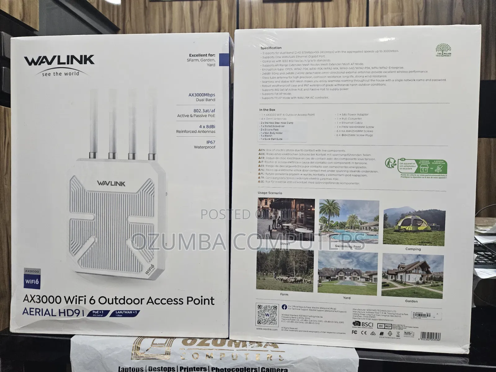 Wavlink AX3000 Wifi 6 Outdoor Access Point