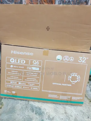 Long Lasting 32" (Hisense Smart TV) With You Tube, Netflix, Bluetooth