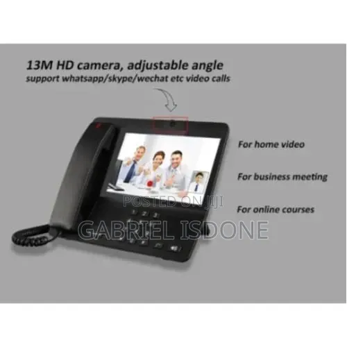 Android Video Conference 4g Fixed Wireless Table Phone Dlna