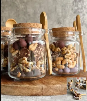 Holiday Fruit Nuts Jars With Lids