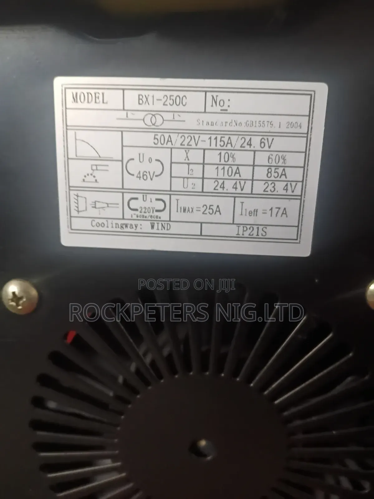 Ndeve AC Wwelder Bx1-250c