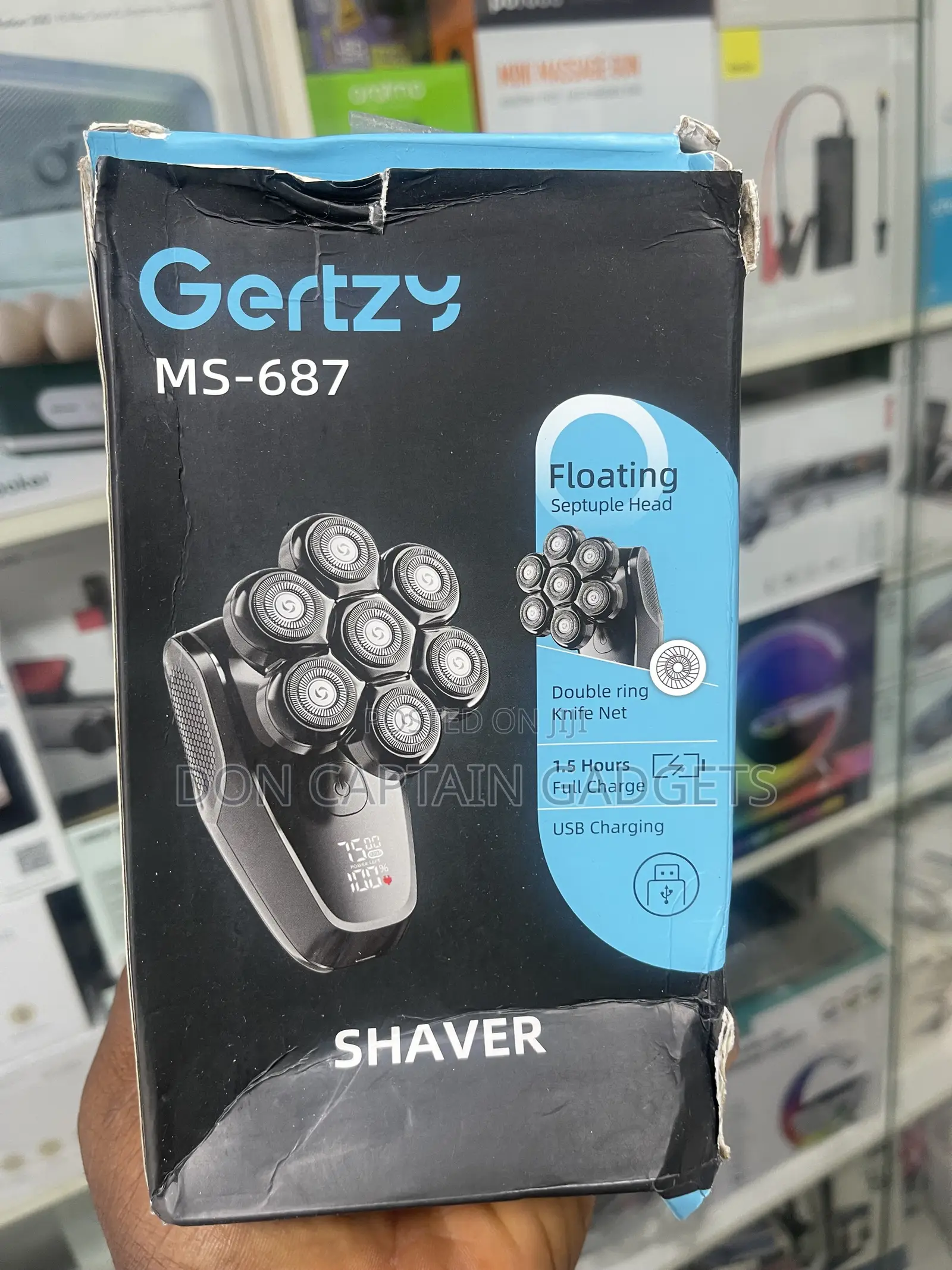 Gertzy 7 Floating Heads Optimal Shaver MS-687