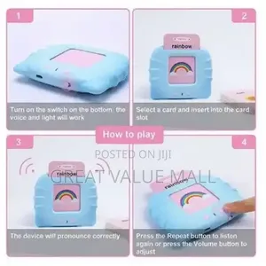 Talking Toy Flash Card Reader Early Education Learning Device