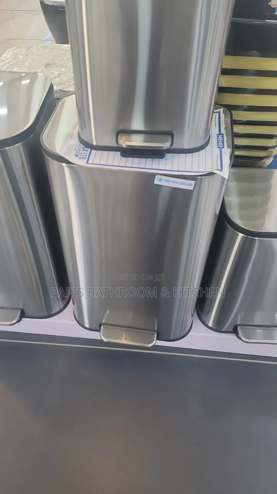 Stainless Steel Rectangular Pedal Trash