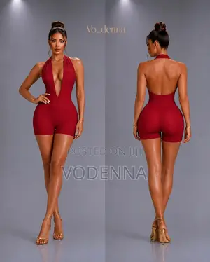 Backless Romper