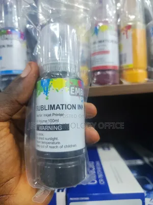100ml Bottle of Black Sublimation Ink
