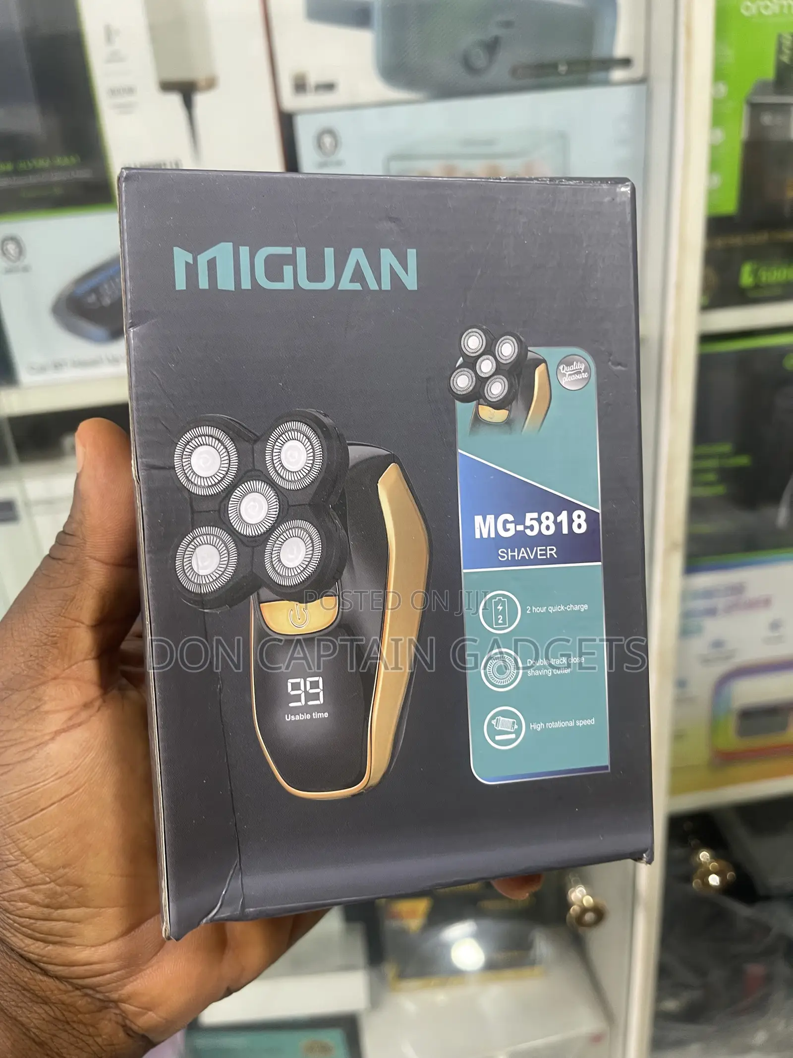 MG-5818 5 Floating Setpuple Heads Shaver