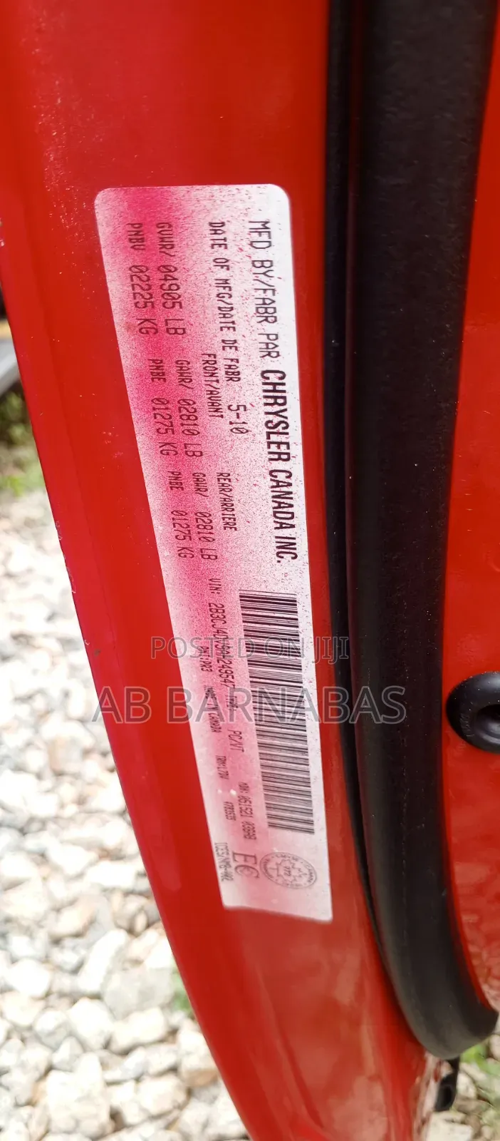 Dodge Charger 2010 Red