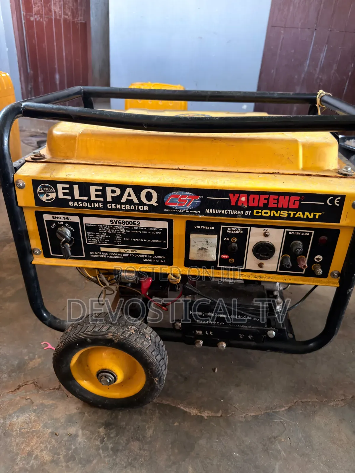 Elepaq Constant 6.5hp Generator