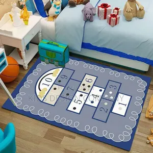 Numbers Rug Blue