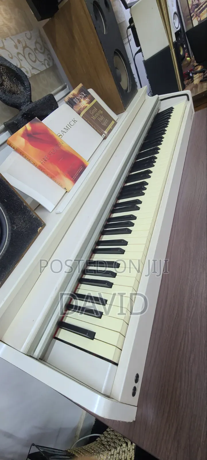 Samick White Grand Piano