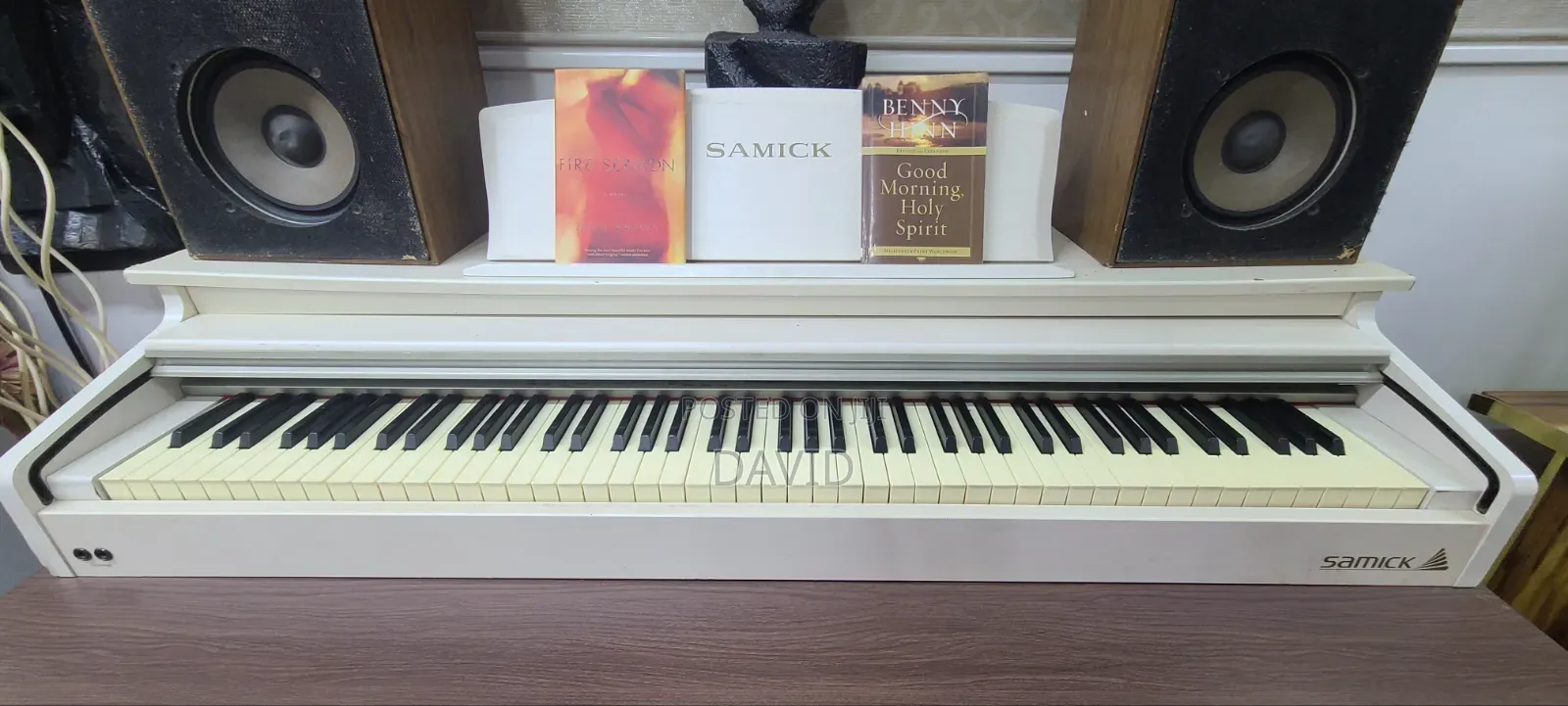 Samick White Grand Piano
