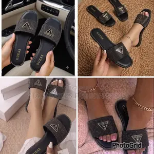 Guess Slippers Comes With Branded Box