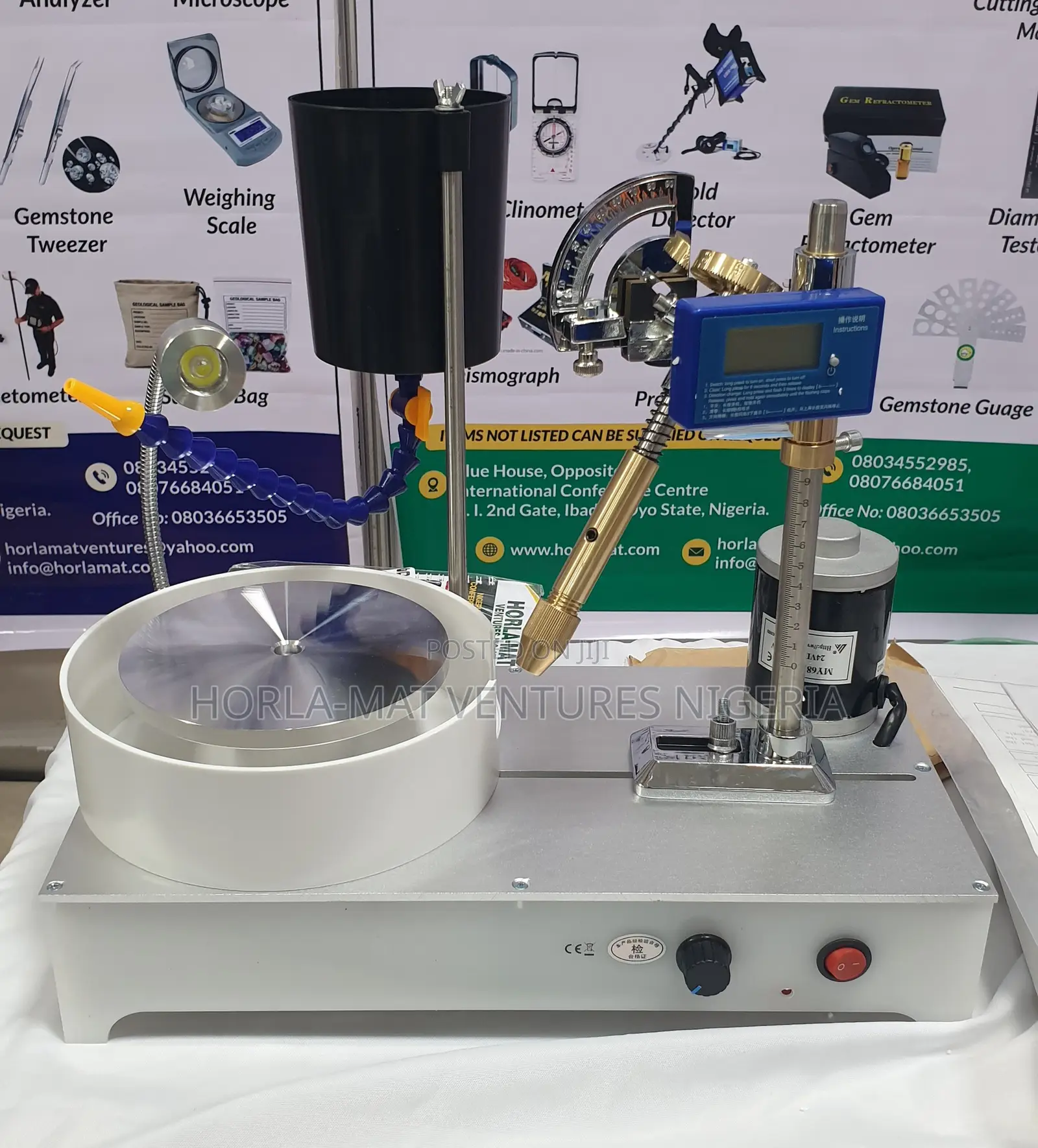 Gemstone Lapidary Faceting Polishing Machine