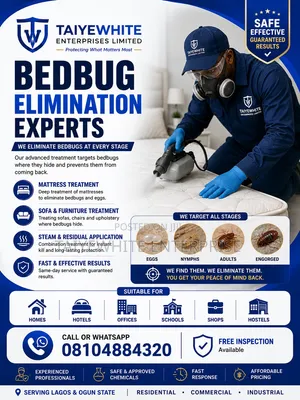 Bedbug Treatment Fumigation Service | Same Day Inspection