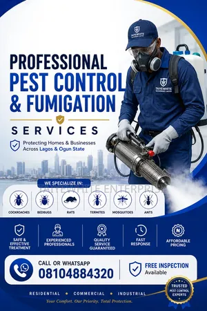 Bedbug Treatment Fumigation Service | Same Day Inspection