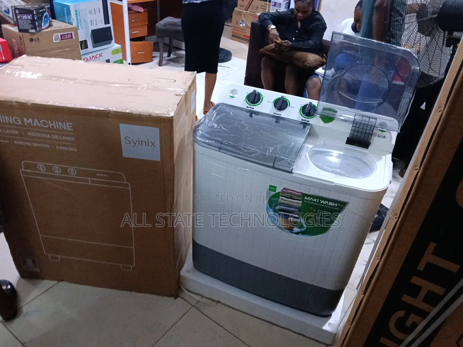Compact Syinix Top Loader Washing Machine