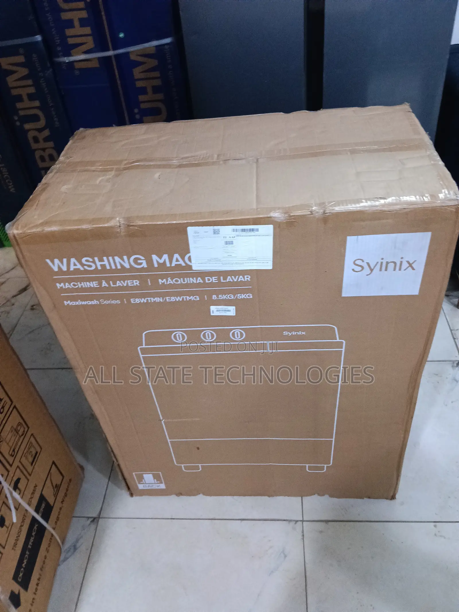 Fast Wash Syinix 8.5KG Washing Machine