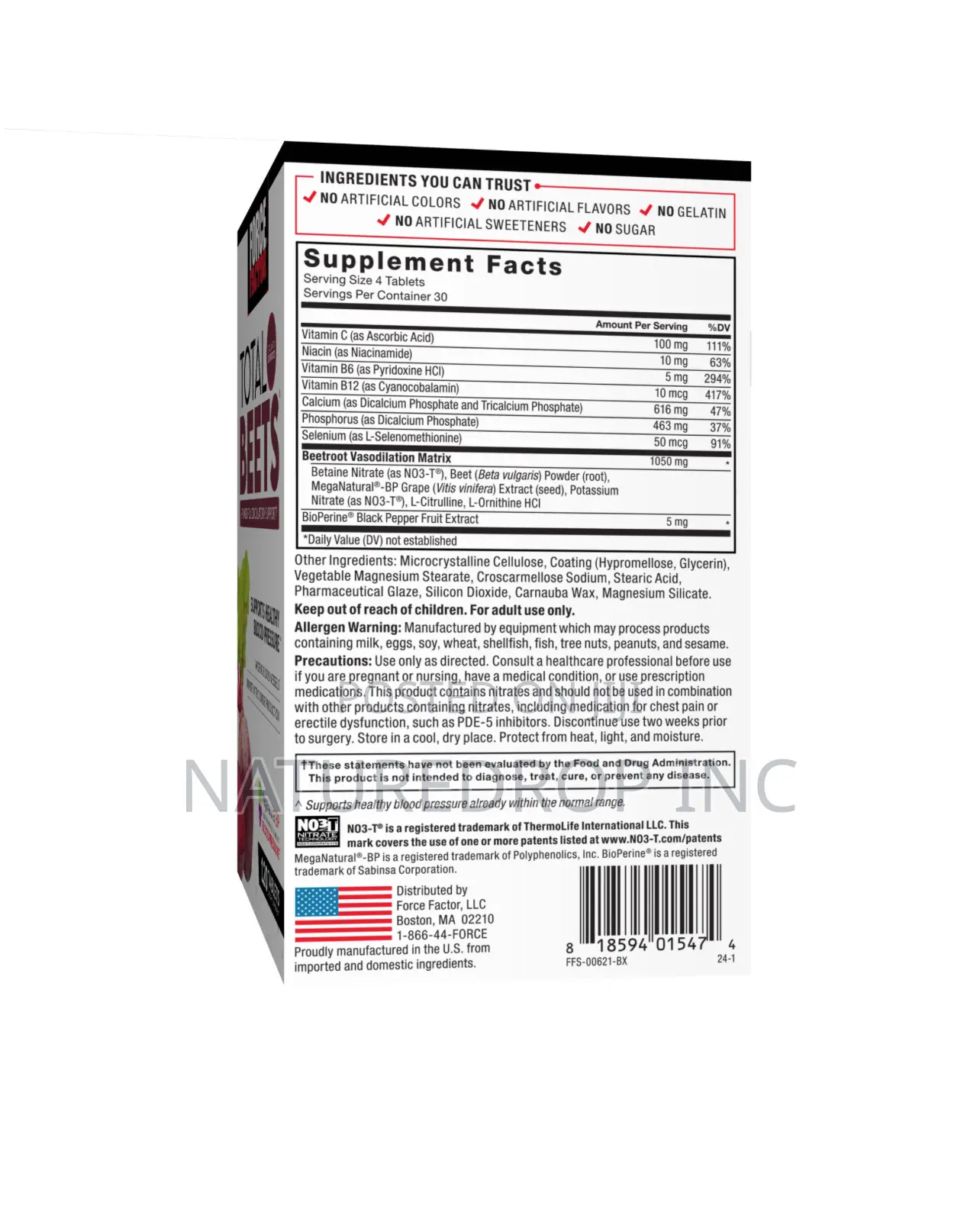 Total Beets (Powerful Circulatory Support) by Force Factor