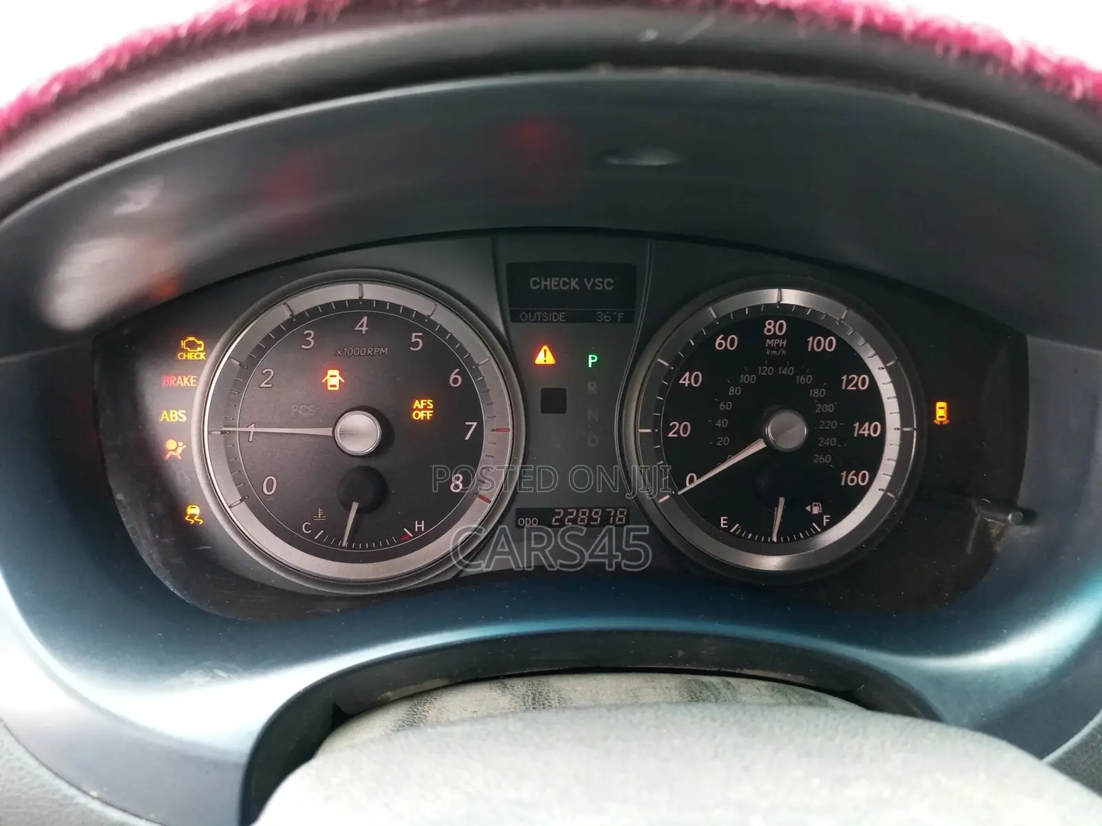 Lexus ES 2007 Red