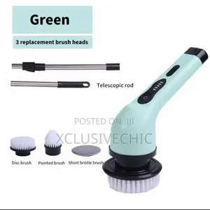 9-in-1 Electric Spin Cleaning Scrubber Brush