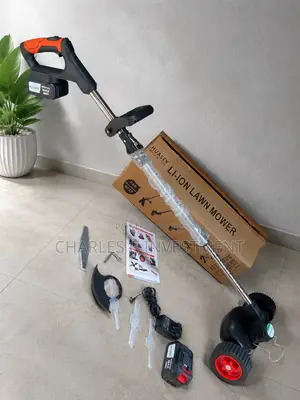 Rechargeable Cordless Grass Cutter Lawn Mower Machine