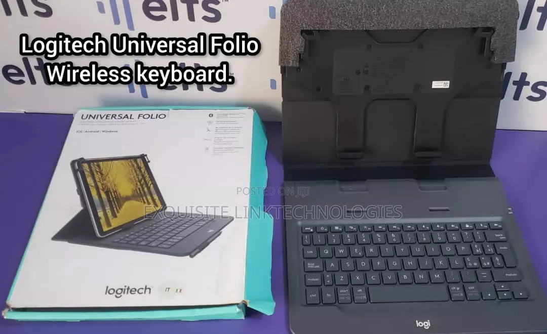 Logitech Universal Folio Keyboard.