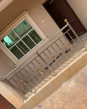 SteelShine Stainless Handrails | Strong | Rust-Free | Abuja`*