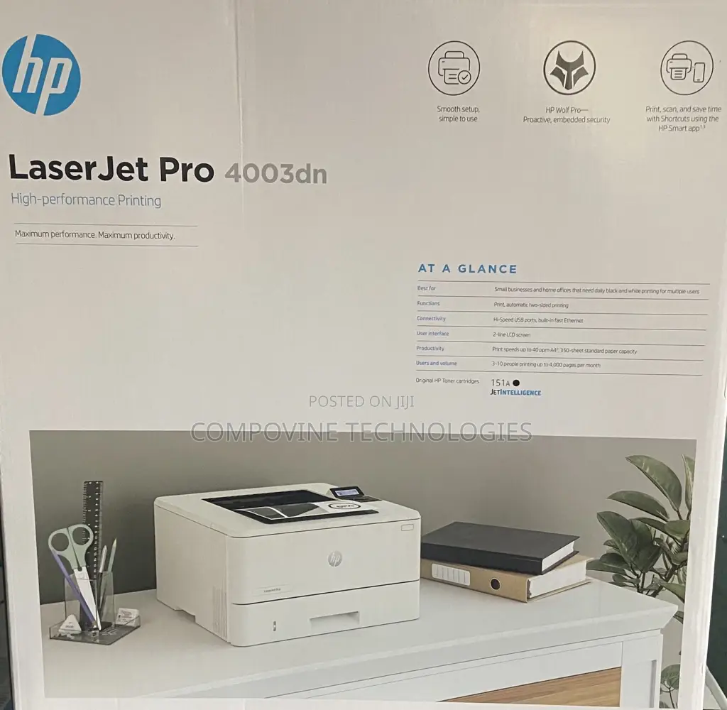 HP Laser Jet Pro 4003dn