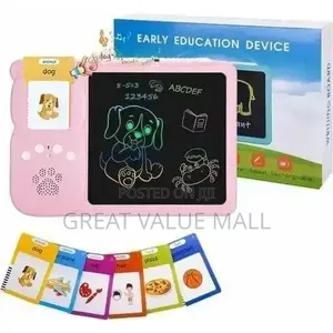 Kids Talking Flash Cards Learning Machine With LCD Drawing Tablet