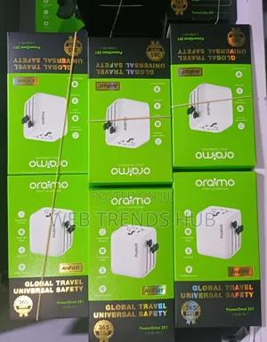 Oraimo PowerOmni 251 Universal Travel Adapter(Supports 200+ Countries)