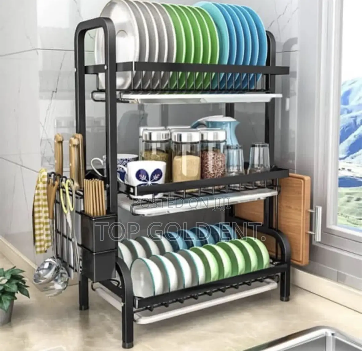 3 Layers Dishes Rack
