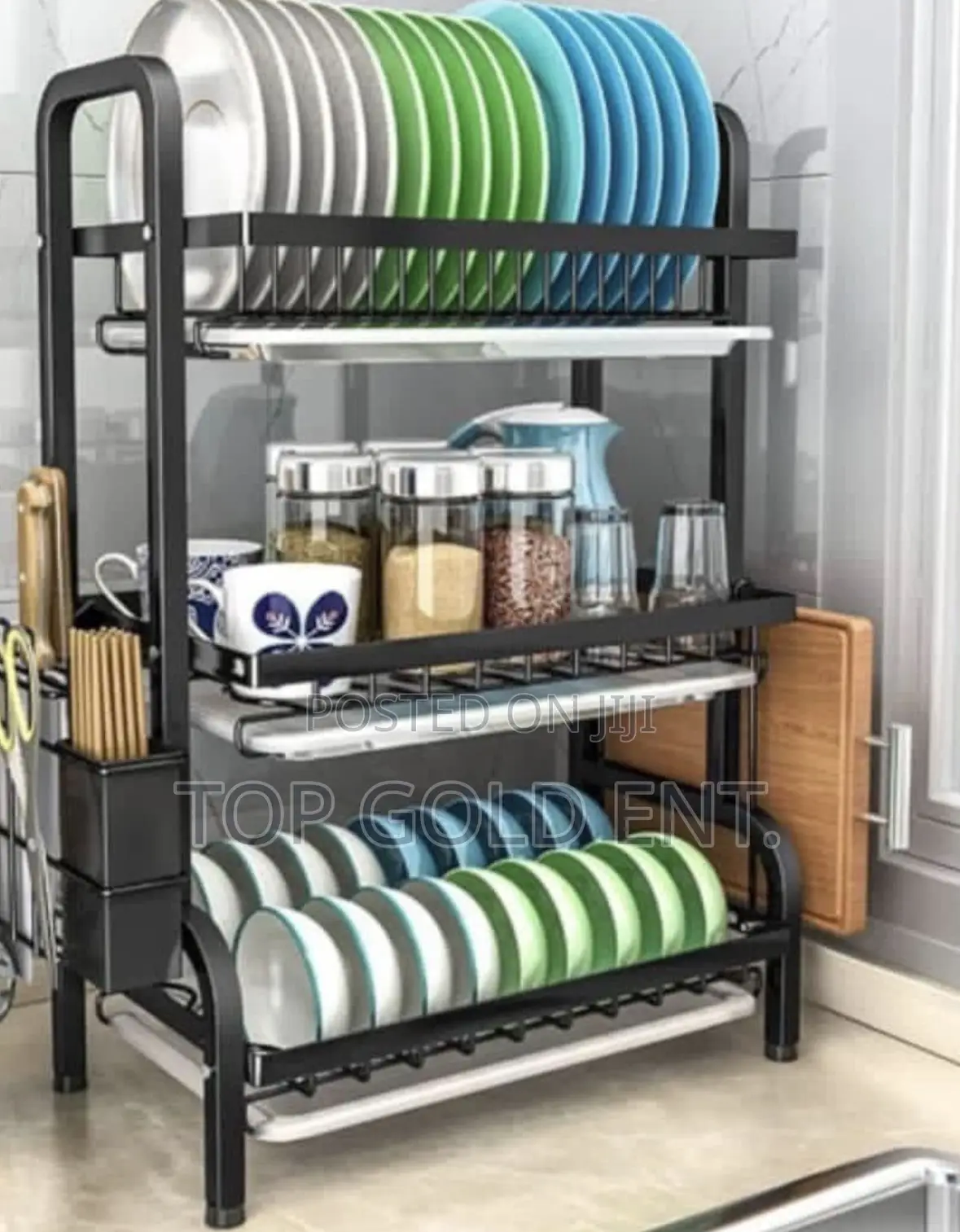 3 Layers Dishes Rack