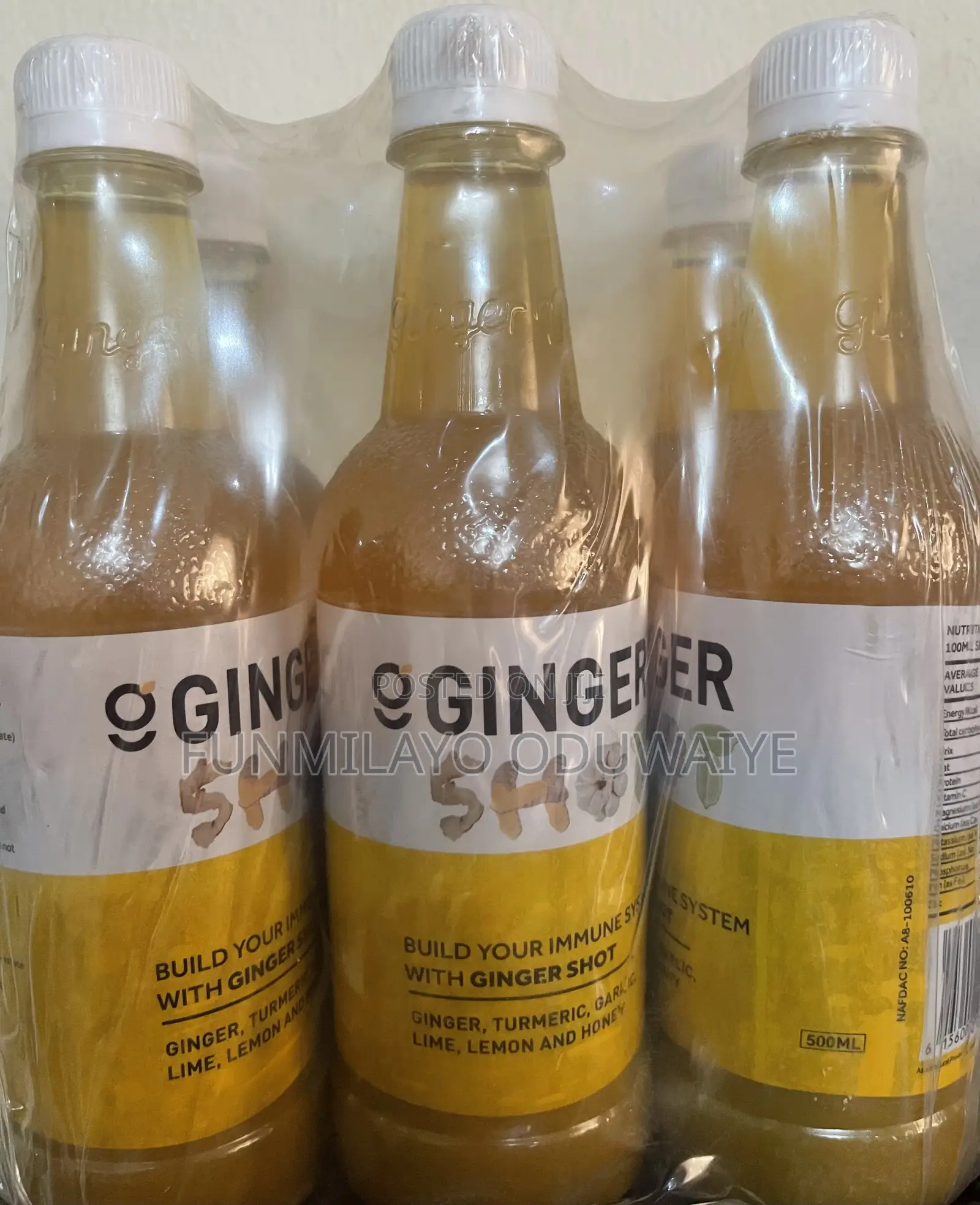 Ginger Shot Ginger Up Drink 500ml