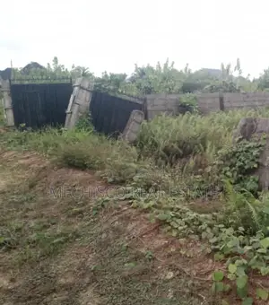 2 Half Plots of Fenced Land for Sale at Eliozu Shell Cooperative