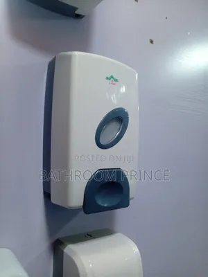 Unique White and Grey Push Manual Liquid Soap Dispenser