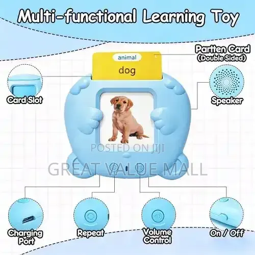 Toddler Cards Learning Toy, 224 Sight Words Talking Flashcard Reader