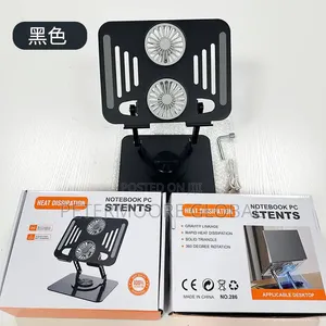 360° Rotating Laptop Stand – Gravity Linkage, Fast Cooling, Sturdy