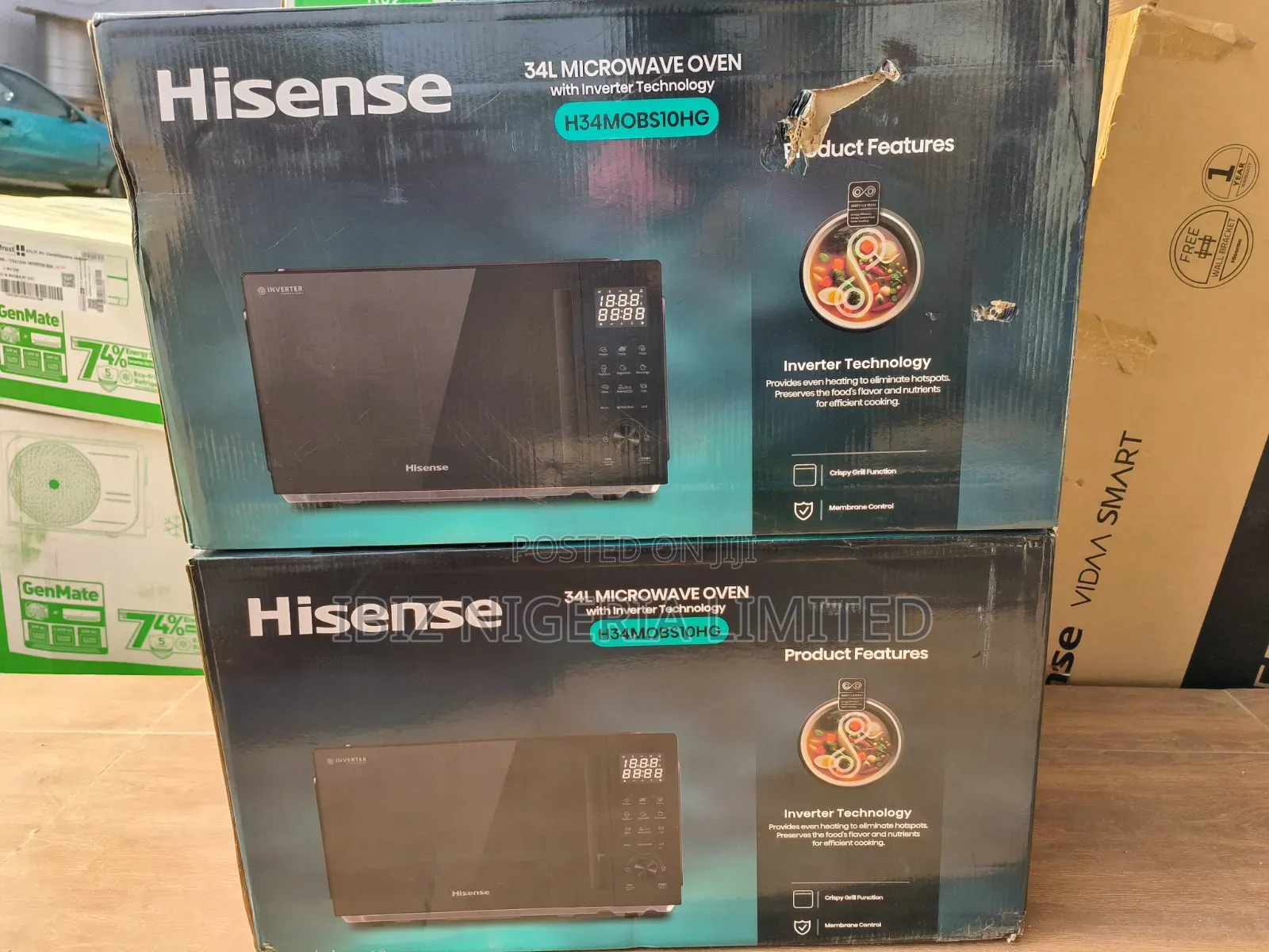 Hisense 34l Inverter Microwave Oven