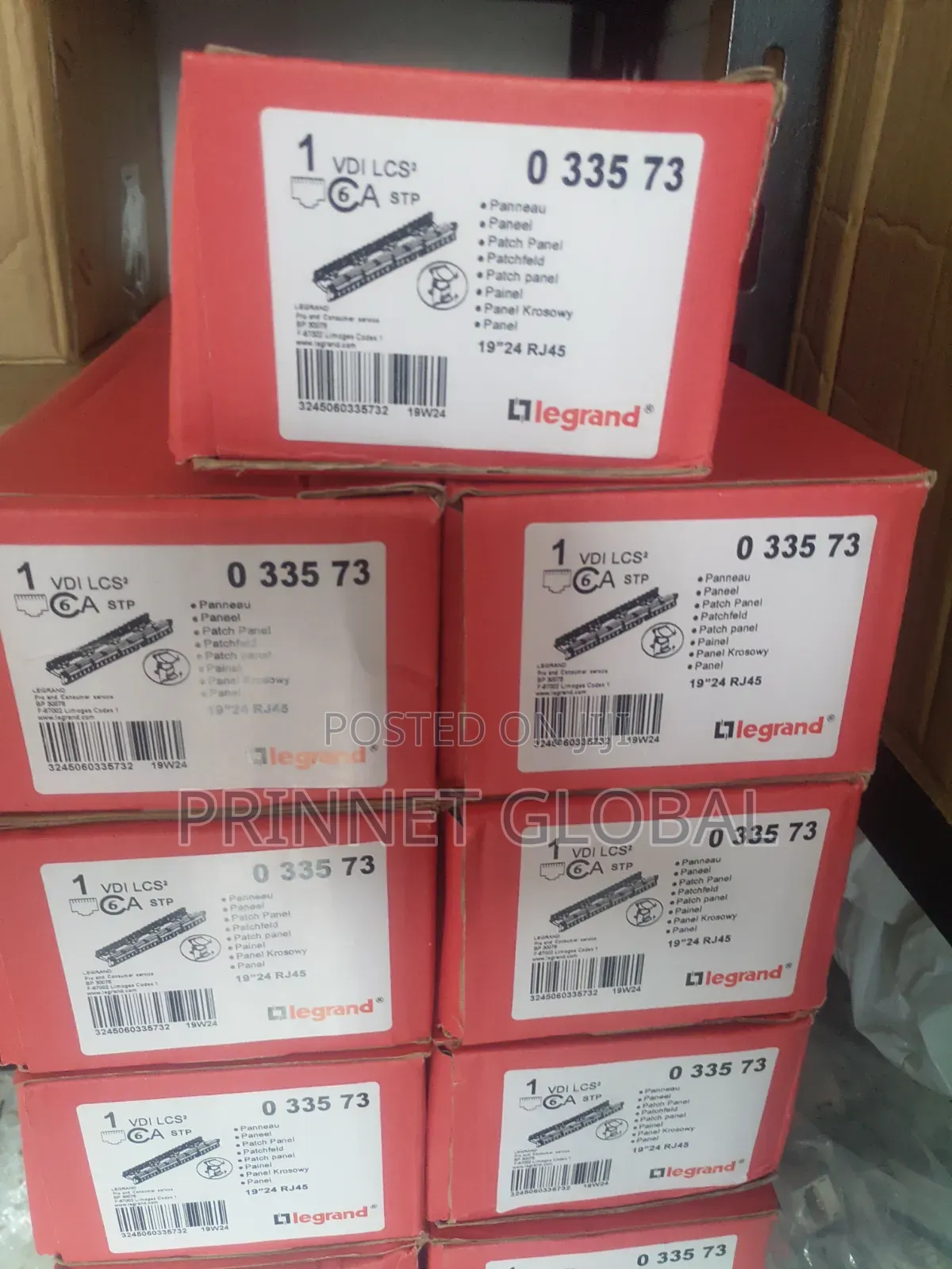 Legrand 24port Cat6A Shielded S/FTP Patch Panel